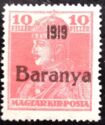 Black overprint: '1919 Baranya'