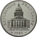 100 Francs (Pantheon Pantheon - Platinum Piedfort)