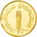 1 Centime (Piedfort - Gold)