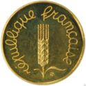1 Centime (Piedfort - Gold)