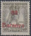 Red overprint: '1919 Baranya'