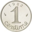 1 Centime (Piedfort - Silver)
