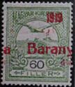 Red overprint: '1919 Baranya'