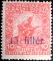 Blue '45 filler' overprint