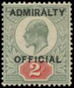 King Edward VII - Overprint - ADMIRALTY OFFICIAL