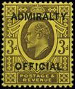 King Edward VII - Overprint - ADMIRALTY OFFICIAL