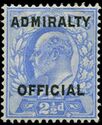 King Edward VII - Overprint - ADMIRALTY OFFICIAL