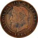1 Centime (laureate head - A Paris)
