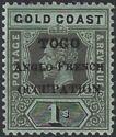 Stamp Gold Coast overprinted
