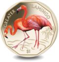 1 Dollar (Greater Flamingo)