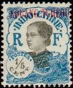 Annamite Woman overprinted