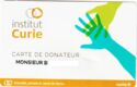Institut Curie Carte de Donateur