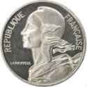 5 Centimes (Piedfort - Silver)