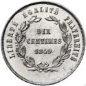 10 Centimes (Essai by Pillard - Tin)