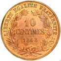10 Centimes (Essai by Gayrard - Type1A copper)