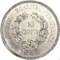 10 Centimes (Essai by Gayrard - Type 2B Tin)