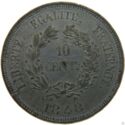 10 Centimes (Essai by Gayrard - Type 2B Billon)