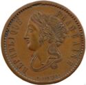 10 Centimes (Essai by Boivin - Copper piedfort)
