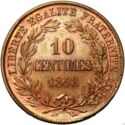 10 Centimes (Essai by Montagny - Copper Olive-Oak)