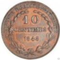 10 Centimes (Essai by Montagny - Copper Bare collar)
