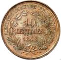 10 Centimes (Essai by Moullé - Copper Piedfort)