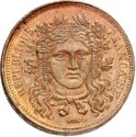 10 Centimes (Essai by Moullé - Copper Piedfort)