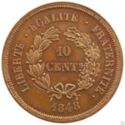 10 Centimes (Essai by Moullé - Copper)
