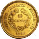 10 Centimes (Essai by Moullé - Brass)