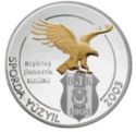 50,000,000 Lira (100th Anniversary of Besiktas Gymnastics Club)