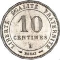 10 Centimes (Essai by Merley 18 sides)