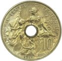 10 Centimes (Essai Brass)