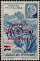 Filanzane Transport and Vichy overprinted and surcharged