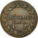 1 Decime (A - Paris)