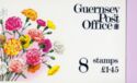 Guernsey Post Office Booklet 8 Stamps £ 1.45