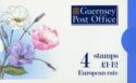 Guernsey Post Office Booklet 4 Stamps £ 1.12 European Rate