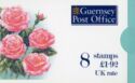 Guernsey Post Office Booklet 8 Stamps £ 1.92 UK Rate