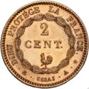 2 Centimes (Essai by Domard. No date)