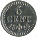 5 Centimes (Henri V Pretender)