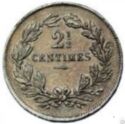 2½ Centimes (Essai by Tiolier. No date)