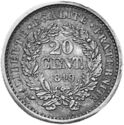 20 Centimes (Piedfort)