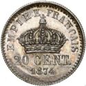 20 Centimes (Napoleon IV Pretender Essai)