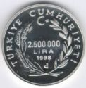 2,500,000 Lira (freedom design)