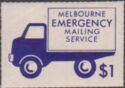 Melbourne Emergency Mailing Service. Air Mail to London