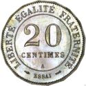 20 Centimes (Essai - Merley. 16 sides)