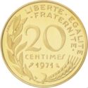 20 Centimes (Piedfort)