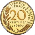 20 Centimes (Piedfort)