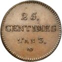 25 Centimes (Essai by Dupré)