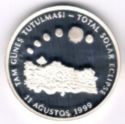4,000,000 Lira (Total Solar Eclipse - Tam Güneş tutulması - Map)