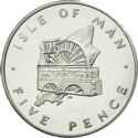 5 Pence (Laxey Wheel - Lady Isabella)