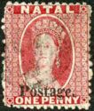 Queen Victoria (Full Face) Overprinted 'Postage'